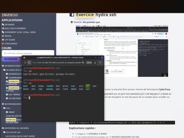 Apprendre l'informatique et la cyber en pratiquement